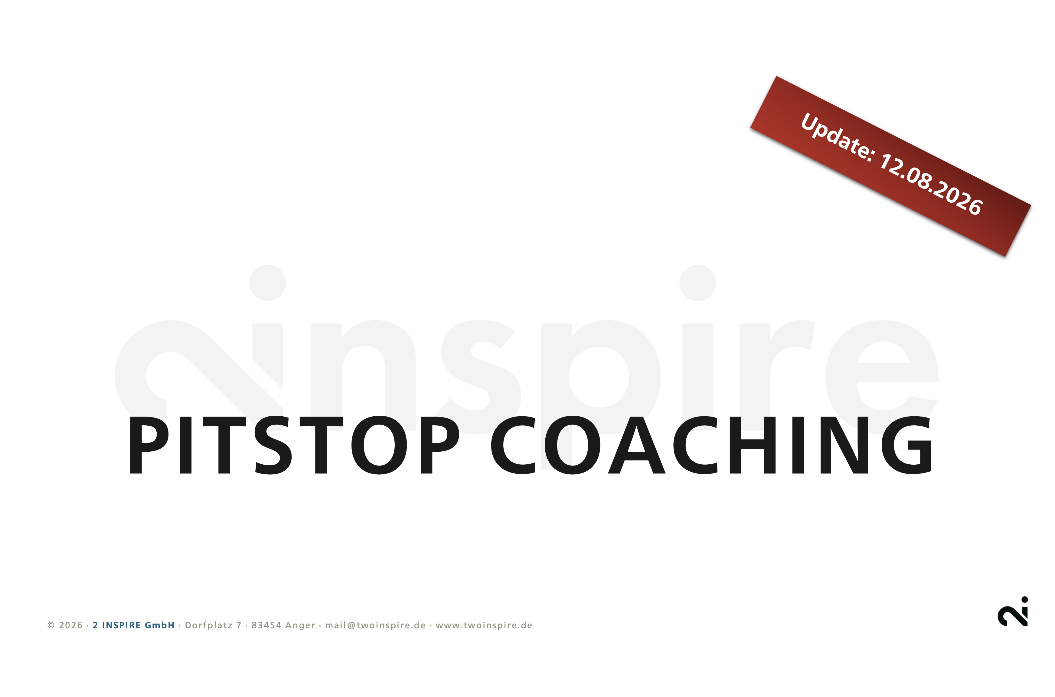 Cover PitStop Coaching